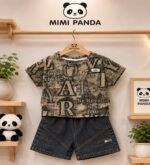 Mimi Panda Royal Vogue Denim Co-Ord Set
