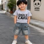Mimi Panda Urban Denim Cars Co-Ord Set