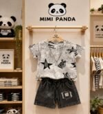 Mimi Panda Urban Star Denim Co-Ord Set