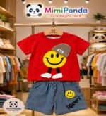 Mimi Panda Happy Smile Summer Co-ord Set