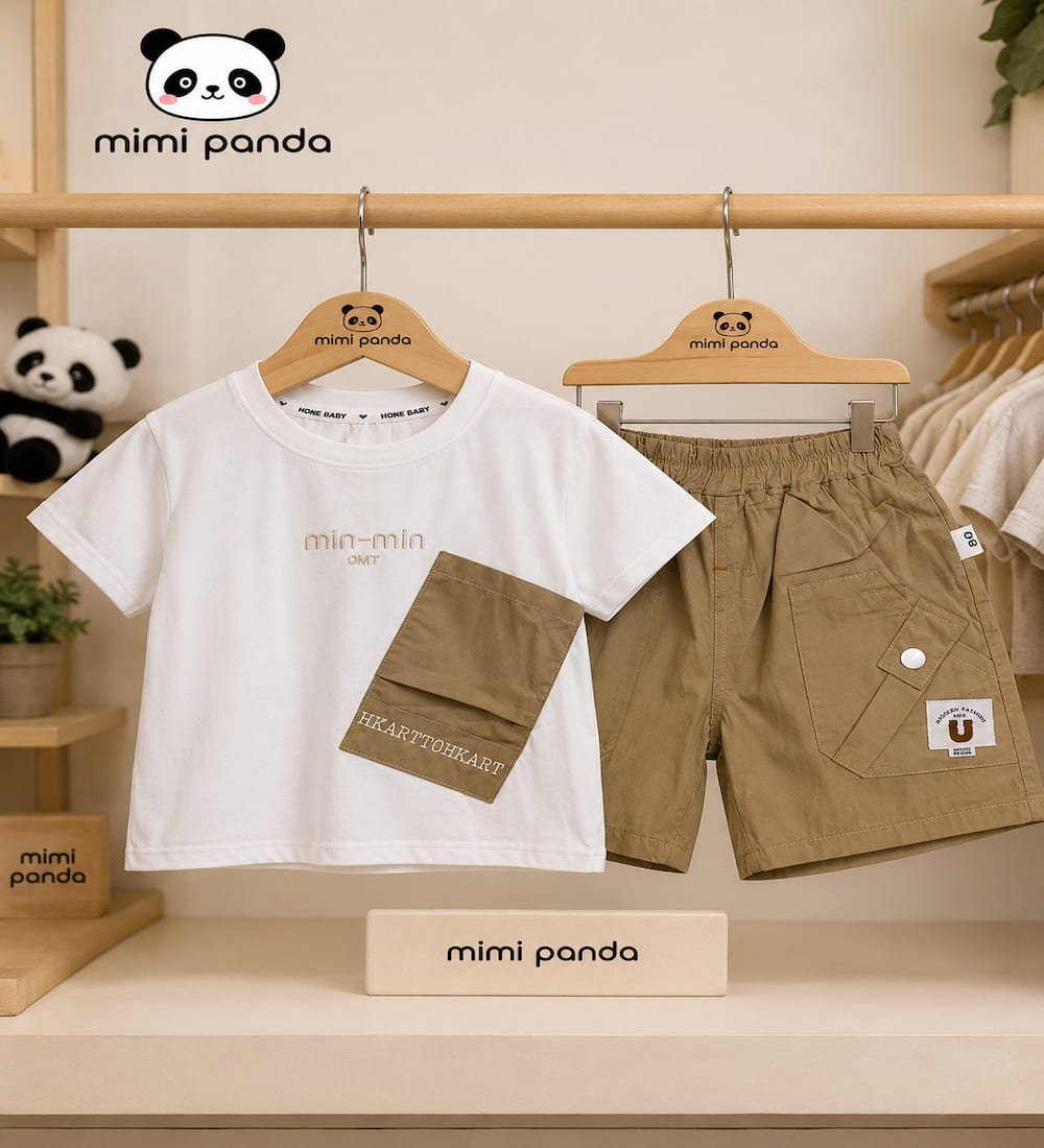 1 Mimi Panda Explorer Cargo Co-Ord Set - Image 1