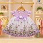 Butterfly Bloom Princess Dress for Girls – Embroidered Tulle Party Dress