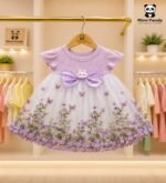 Butterfly Bloom Princess Dress for Girls – Embroidered Tulle Party Dress