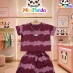 Mimi Panda Royal Plum Tie-Dye Co-Ord Set