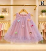 Fairy Mushroom Tulle Dress for Girls – Sleeveless Party Dress