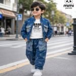 Mimi Panda Urban Denim Elite 3-Piece Co-Ord Set