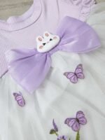Butterfly Bloom Princess Dress for Girls – Embroidered Tulle Party Dress - Image 2