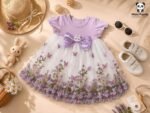 Butterfly Bloom Princess Dress for Girls – Embroidered Tulle Party Dress - Image 3