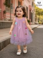 Fairy Mushroom Tulle Dress for Girls – Sleeveless Party Dress - Image 2