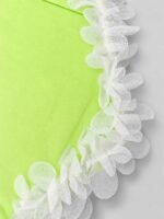Lime Green Sleeveless Top & Cotton Palazzo Co-Ord Set - Image 4