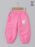 Bunny Print Shirt & Pink Jogger Pants Co-Ord Set - Image 3