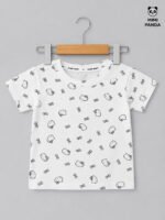 Baby Girls Kitty Appliqué Dungaree Romper & Printed T-Shirt Set - Image 3