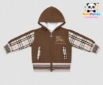 Luxe Royal Heritage 3-Piece Co-ord Set for Boys – Mocha Brown Edition - Image 3
