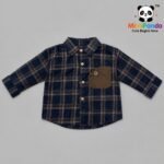 Mimi Panda Explorer Luxe Denim Co-ord Set for Boys – Midnight Check Edition - Image 3