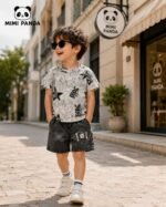 Mimi Panda Urban Star Denim Co-Ord Set - Image 6
