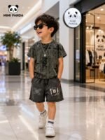 Mimi Panda Urban Star Denim Co-Ord Set - Image 7