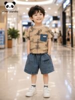 Mimi Panda Denim Pocket Co-Ord Set - Image 7