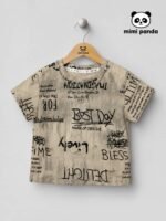 Mimi Panda Urban Scribble Denim Co-Ord Set - Image 2