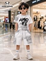 Mimi Panda Urban Beige Street Co-Ord Set - Image 7
