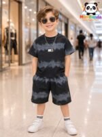 Mimi Panda Royal Plum Tie-Dye Co-Ord Set - Image 8