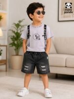 Mimi Panda Explorer Bag Denim Co-Ord Set - Image 8