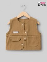 Mimi Panda Luxe Safari Heritage 3-Piece Co-ord Set for Boys – Olive Edition - Image 4