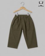 Mimi Panda Luxe Safari Heritage 3-Piece Co-ord Set for Boys – Olive Edition - Image 5