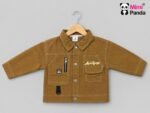 Mimi Panda Luxe Urban Cargo 3-Piece Co-ord Set for Boys – Camel Edition - Image 3