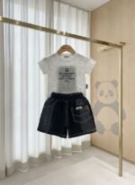 Mimi Panda Urban Comfort Denim Shorts Set - Image 4
