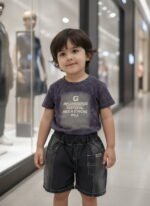 Mimi Panda Urban Comfort Denim Shorts Set - Image 6